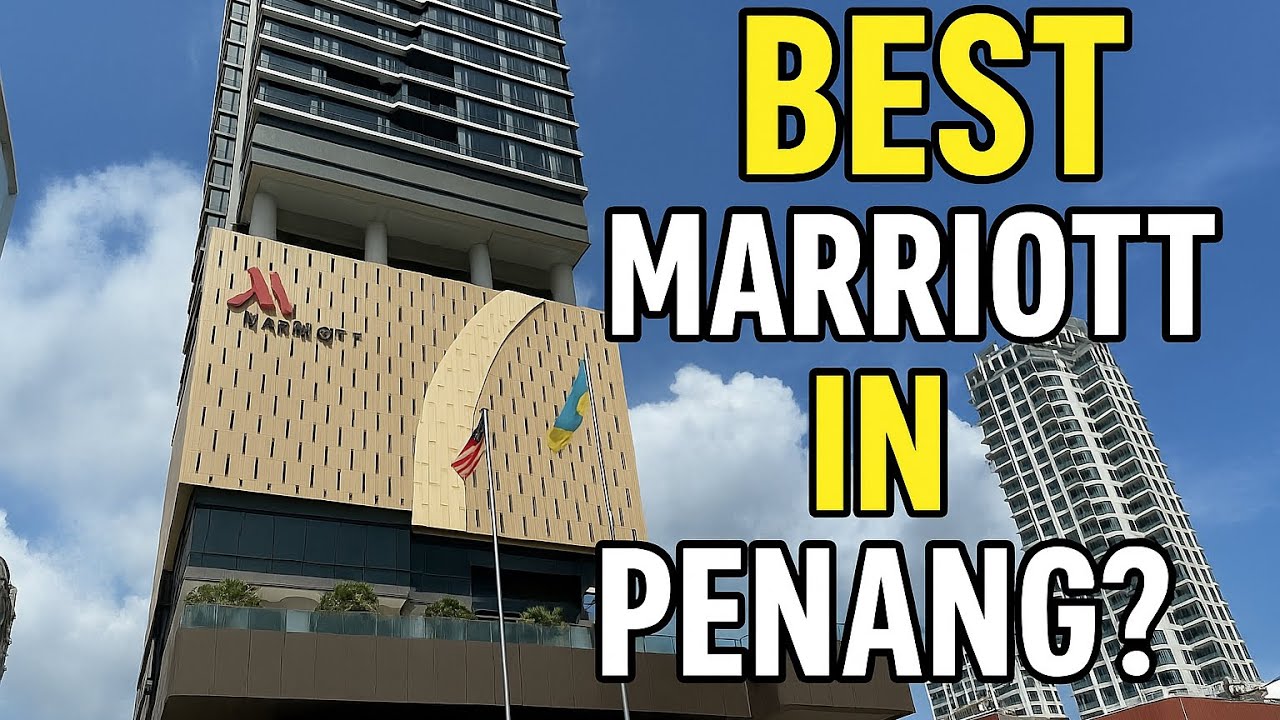 Best Marriott Hotel in Penang? Stunning Rooftop Pool + Ocean Views for 35K Points!