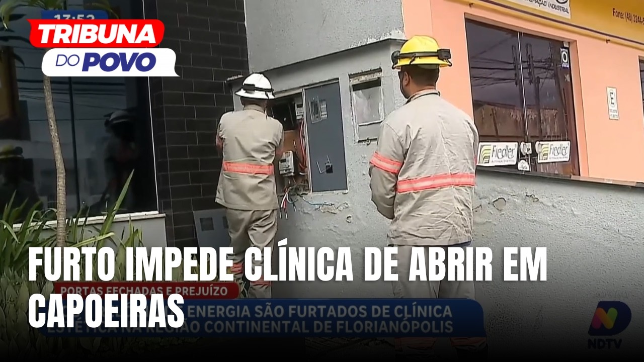 Clínica de estética fica sem funcionar após furto de fios em Capoeiras