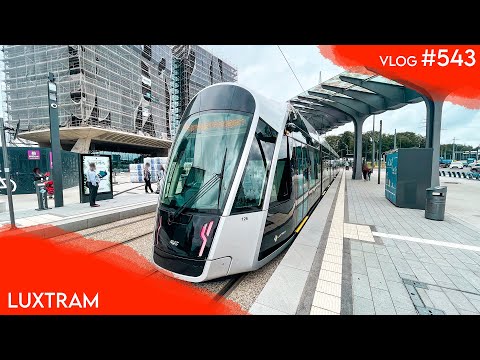 Mit der LUXTRAM durch Luxemburg | TripReport | Vlog #542