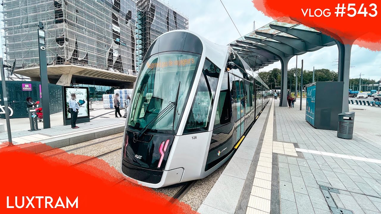 Mit der LUXTRAM durch Luxemburg | TripReport | Vlog 