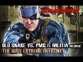 How MGS Should Be Played - MGS4: Old Snake VS PMC & Militia Soldiers (Extreme) - PythonSelkan