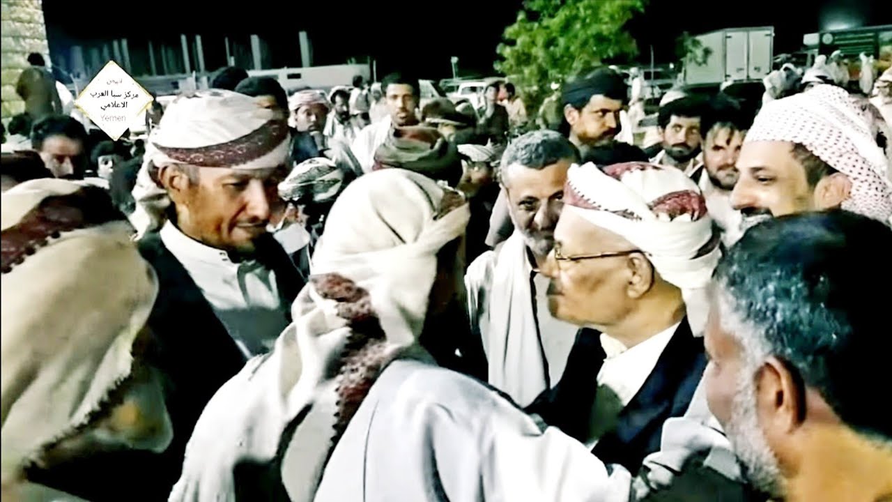 الشيخ غالب الاجدع كبير مشائخ مراد عزاء الشيخ محسن بن معيلي مارب اليمن yemen