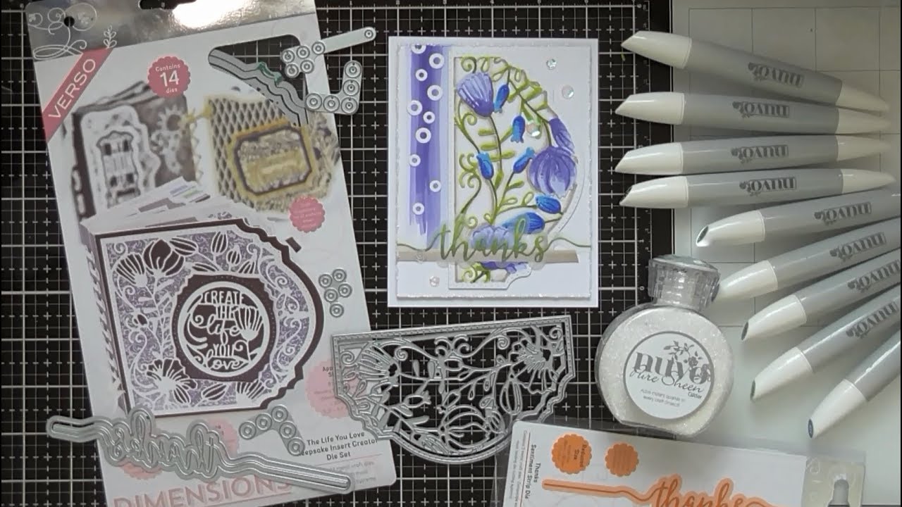 Clean and Simple Card with Tonic Keepsake Insert Creator Dies :D