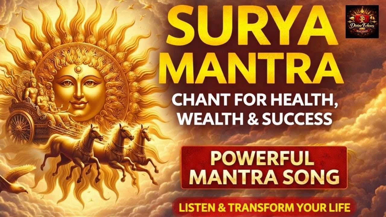 Surya Mool Beej Mantra | Increase Energy, Health & Success | Divine Echoes Worldwide