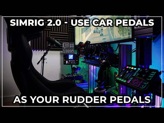Flight Sim Rudder Pedals Explained (Best Rudder Pedals) - Built by Az