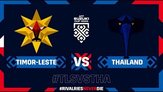 Timor-Leste 0-2 Thailand (#AFFSuzukiCup2020: Group Stage)