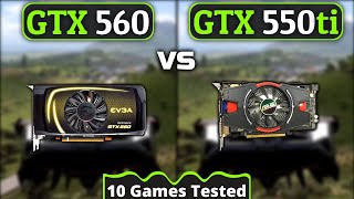 GTX 560 vs GTX 550 Ti | 10 Games Tested