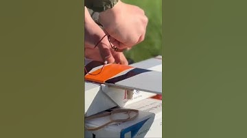 setting up the FLITETEST TINY TRAINER #flitetest #rcfly #aviation #rcflying #foamboard￼ #diy #drone