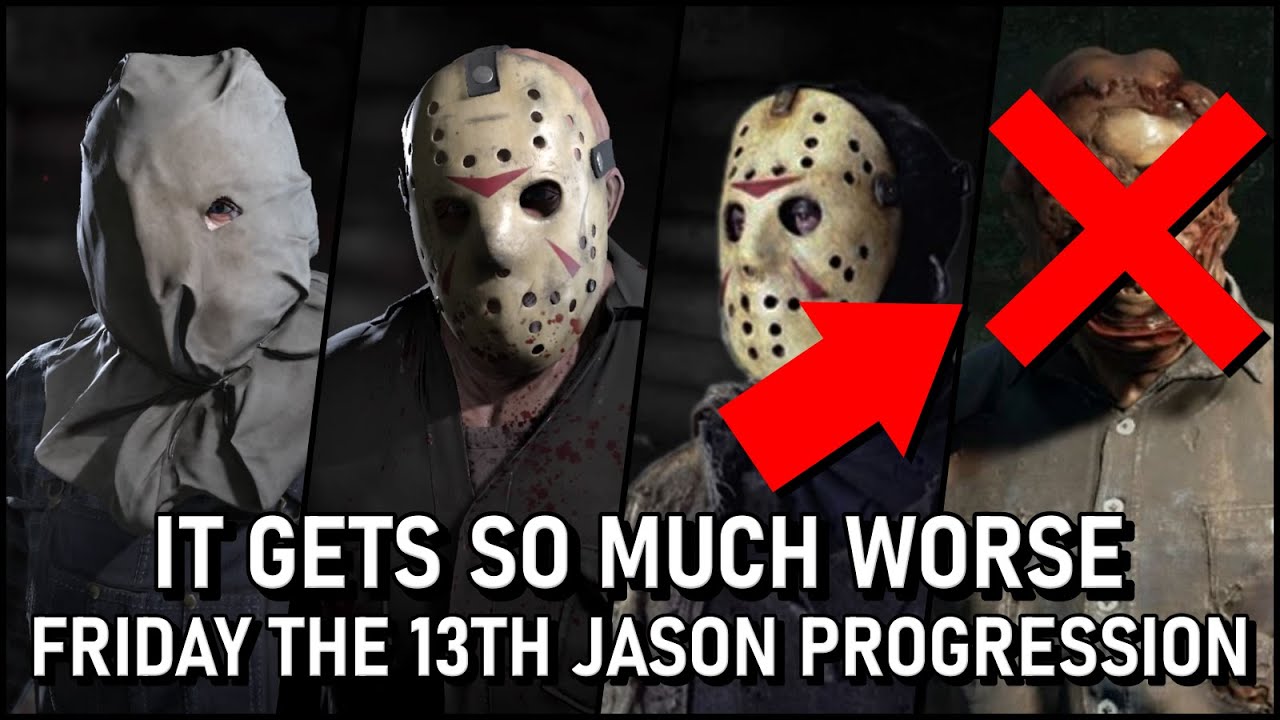 IT GETS SO MUCH WORSE Friday the 13th Jason Unmasked Progression