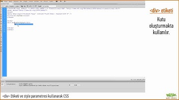 ders 11 div etiketi ve style parametresi