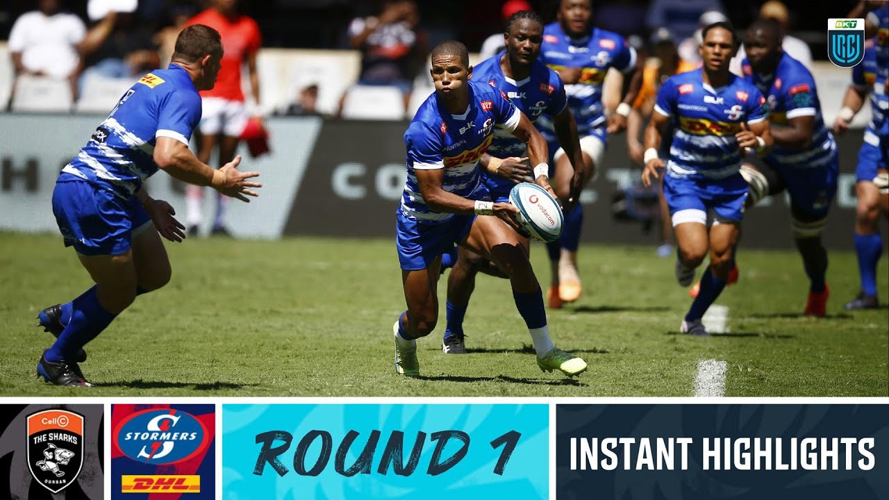 Cell C Sharks v DHL Stormers Instant Highlights Round 1 (rescheduled) URC 2022/23