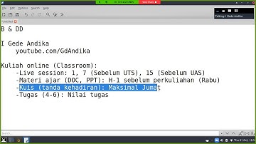 Kuliah Pemrograman Visual: Pertemuan Pertama