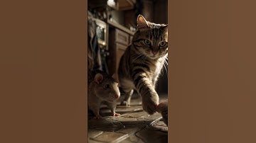 고양이 vs 뱀: 용감한 구조 작전 🐍🐱 The Cat vs The Snake: A Daring Rescue #shorts #cat #catshorts #cutecat
