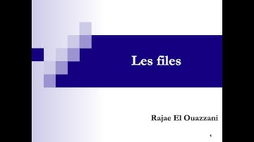 Chapitre 7: Les files dynamiques en langage C (Cours des structures de données)