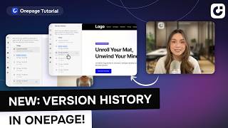 Version History in Onepage: Preview, Restore & Build with Confidence