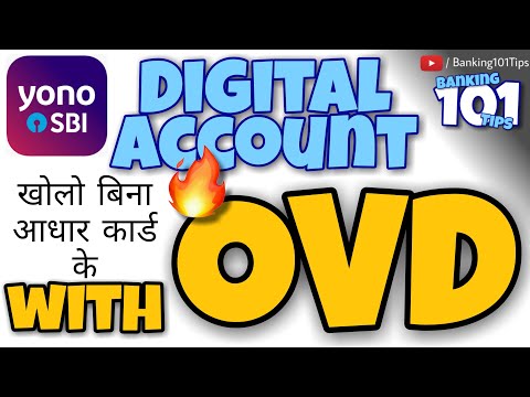 Open YONO Digital Account without Aadhar Card (with OVD) #Banking101Tips