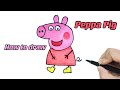 How To Draw Peppa Pig In Golden Boots With Colorful Markers Peppa Pig Easy And Fun For Beginners How To Draw Peppa Pig In Golden Boots With Colorful Markers Peppa Pig Easy And Fun For Beginners