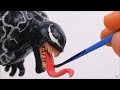 Como Hacer a VENOM Escultura Plastilina | How to VENOM Clay Tutorial (Marvel) | DibujAme Un