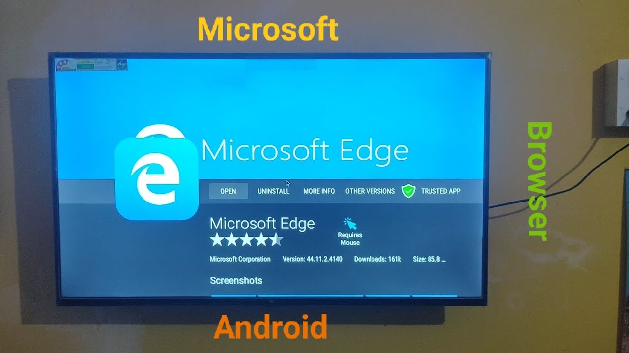 🔥🔥Microsoft Edge in MI TV How to install Microsoft Edge in MI TV 🔥🔥