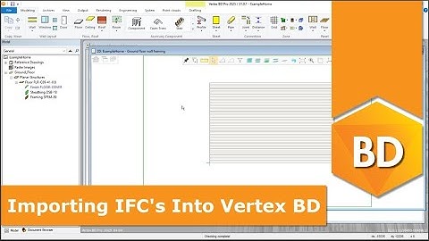 IFC Importation within vertex bd