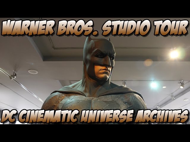 WB Studio Tour - DC Cinematic Universe Archives class=
