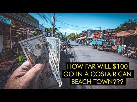 How Far Will $100 Go In A Costa Rican Beach Town??? Let's Try Here In Samara!