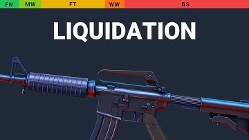 M4A1-S Liquidation - Skin Float And Wear Preview