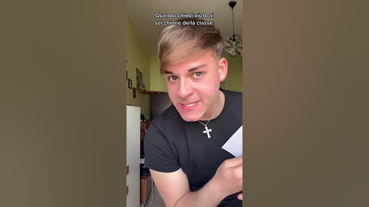 QUANDO CHIEDI AIUTO AL SECCHIONE DELLA CLASSE