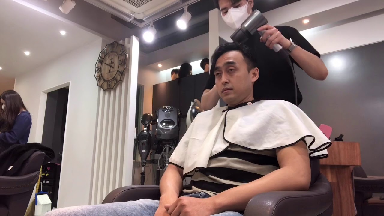  tkikorea vlogerndeso Potong  Rambut  di  Salon Korea  Lagi 