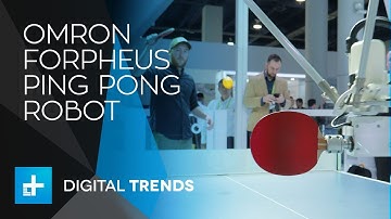 Omron Forpheus Ping Pong Robot at CES 2018