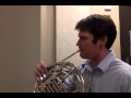 Db natural minor scale french horn circle of 4ths