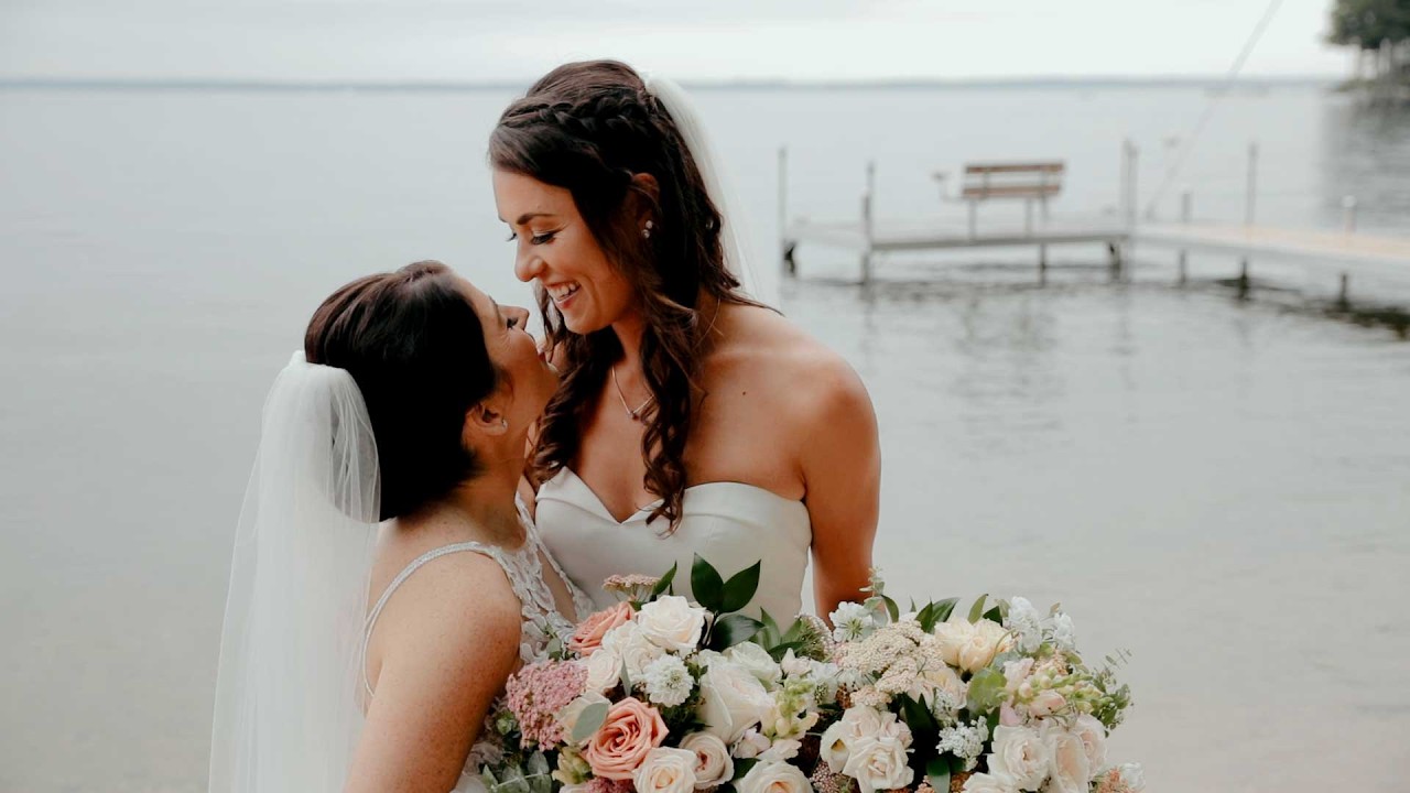 Rustic and Heartfelt Wedding at Sebago Lake | Shannon & Jessica Wedding Film