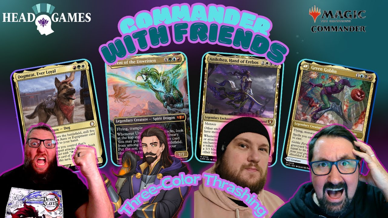 Dogmeat vs Ureni vs Anikthea vs Green Goblin | Head Games Commander With Friends