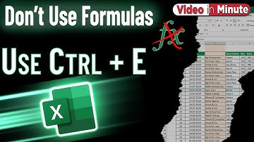 Excel Tips - Don