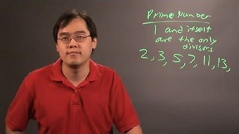 Which Numbers Are Prime Numbers? : Number Theory Education