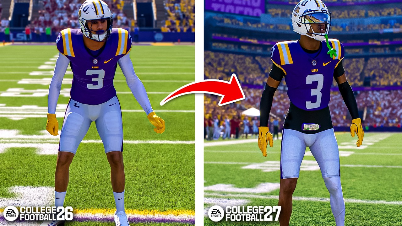 College Football 27 New Equipment & Player Likeness