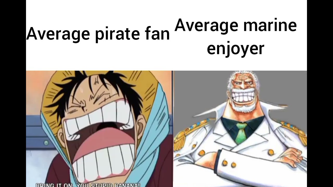 Average pirate fan vs average marine enjoyer meme - YouTube