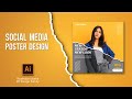 Poster Design in illustrator cc | Fashion Add Design | Social Media Ad #2 #GraphicDesign