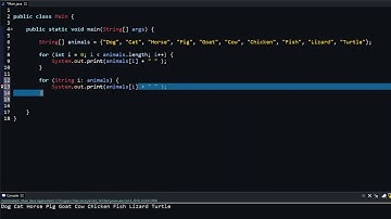 Java Programming Tutorial - 25 - Enhanced For Loop