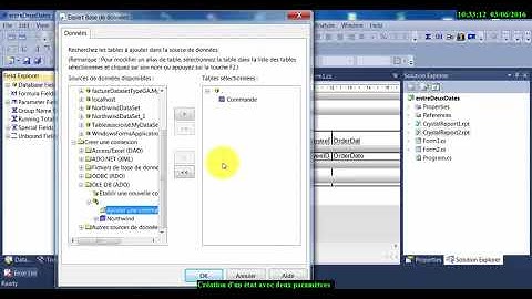 crystal report-état avec deux paramètres