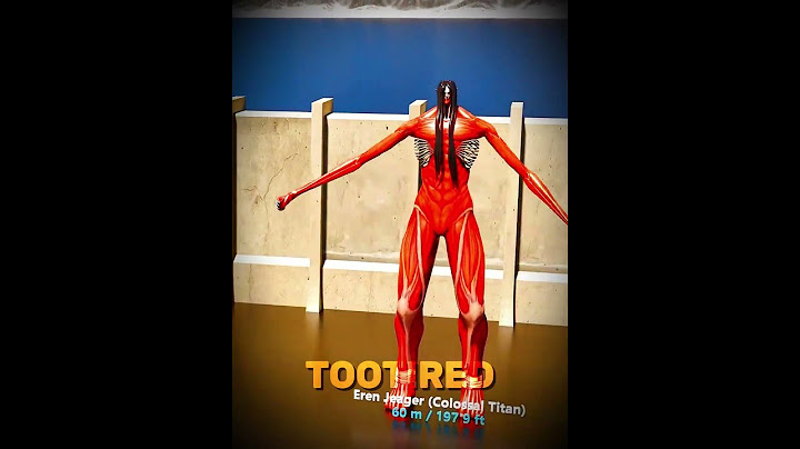 When You Realize the TRUE size of Titan💀 (SHOCKING) #attackontitan #anime #titan #aot