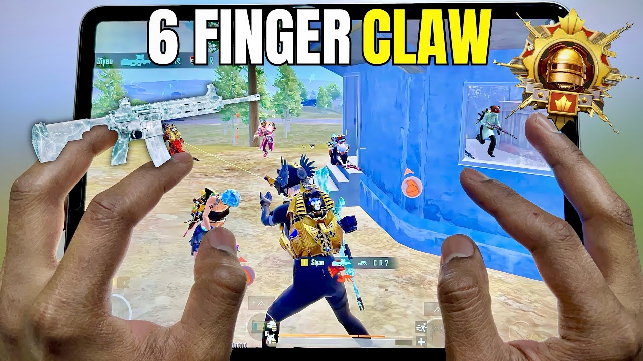 6 Finger Claw MASTER!🔥 iPad Gameplay Like a Pro | PUBG Mobile Handcam ...