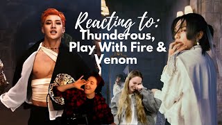 IS THAT HIS VOICE?! Introducing @Kictor To Stray Kids - Play With Fire, Thunderous + Venom Reaction