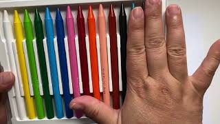 Japanese unique coloring tools pencils? Pastick | ペンテル　パスティック