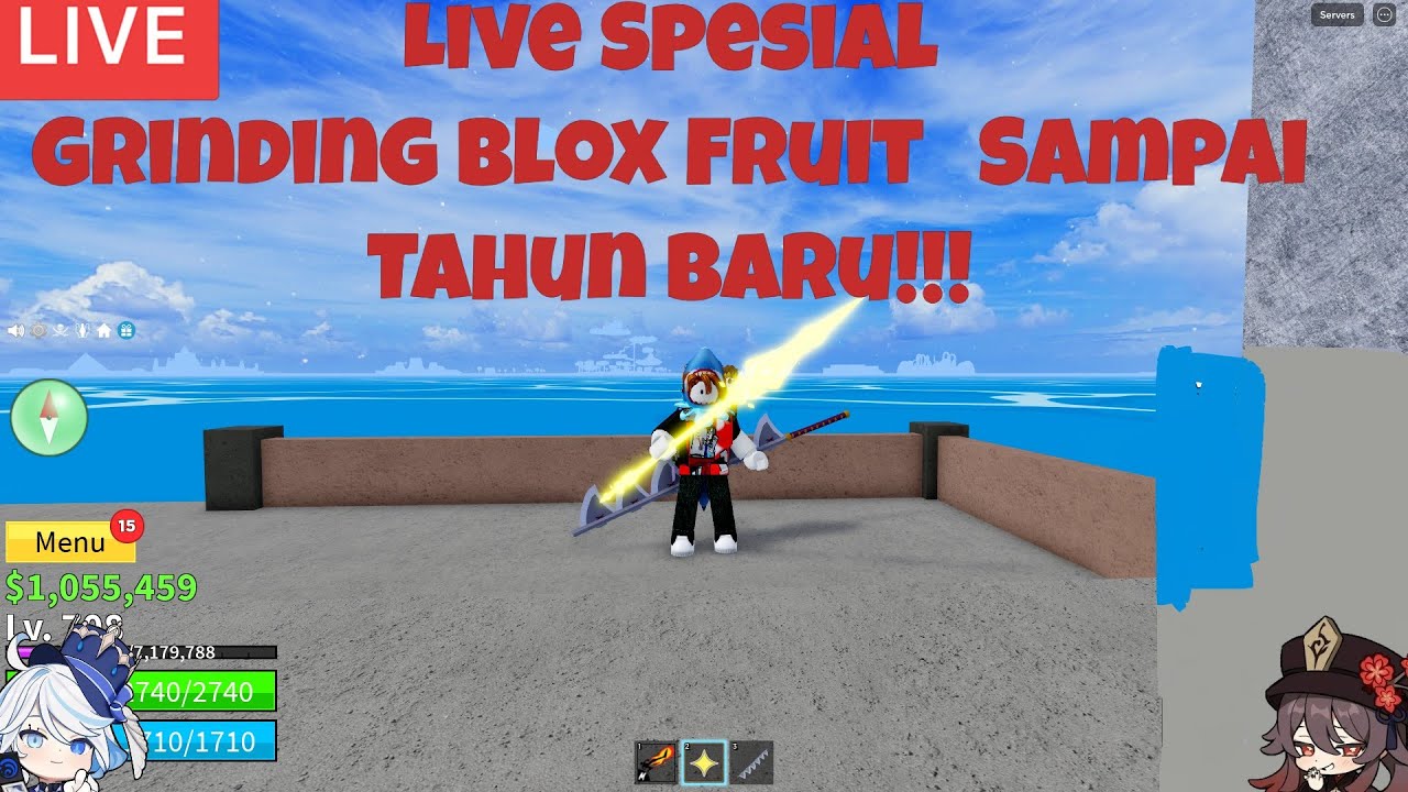 Live Spesial - Grinding Blox Fruit Sampai Tahun Baru! - live mabar ...