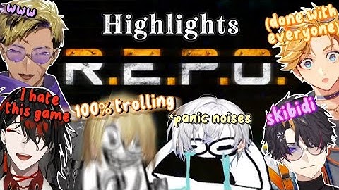 【ALL POV】 What Happens when these Six NijiEN Boys play R.E.P.O. together...