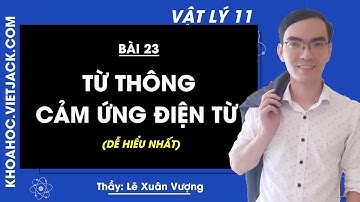 Vật lí  11 - Bài 23 - Từ thông, cảm ứng điện từ - Thầy Lê Xuân Vượng (DỄ HIỂU NHẤT)