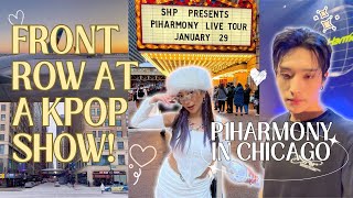 FRONT ROW @ a kpop concert | p1harmony in chicago vlog!