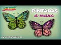 Cómo pintar mariposas paso a paso para decorar tu habitación