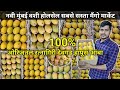 Vashi mango market  vashi apmc mango market  wholesale fruit market in mumbai  apmc market vashi